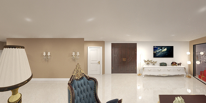 室内设计绝情谷-盛祥现代城40#楼二单元2号房-装修设计方案