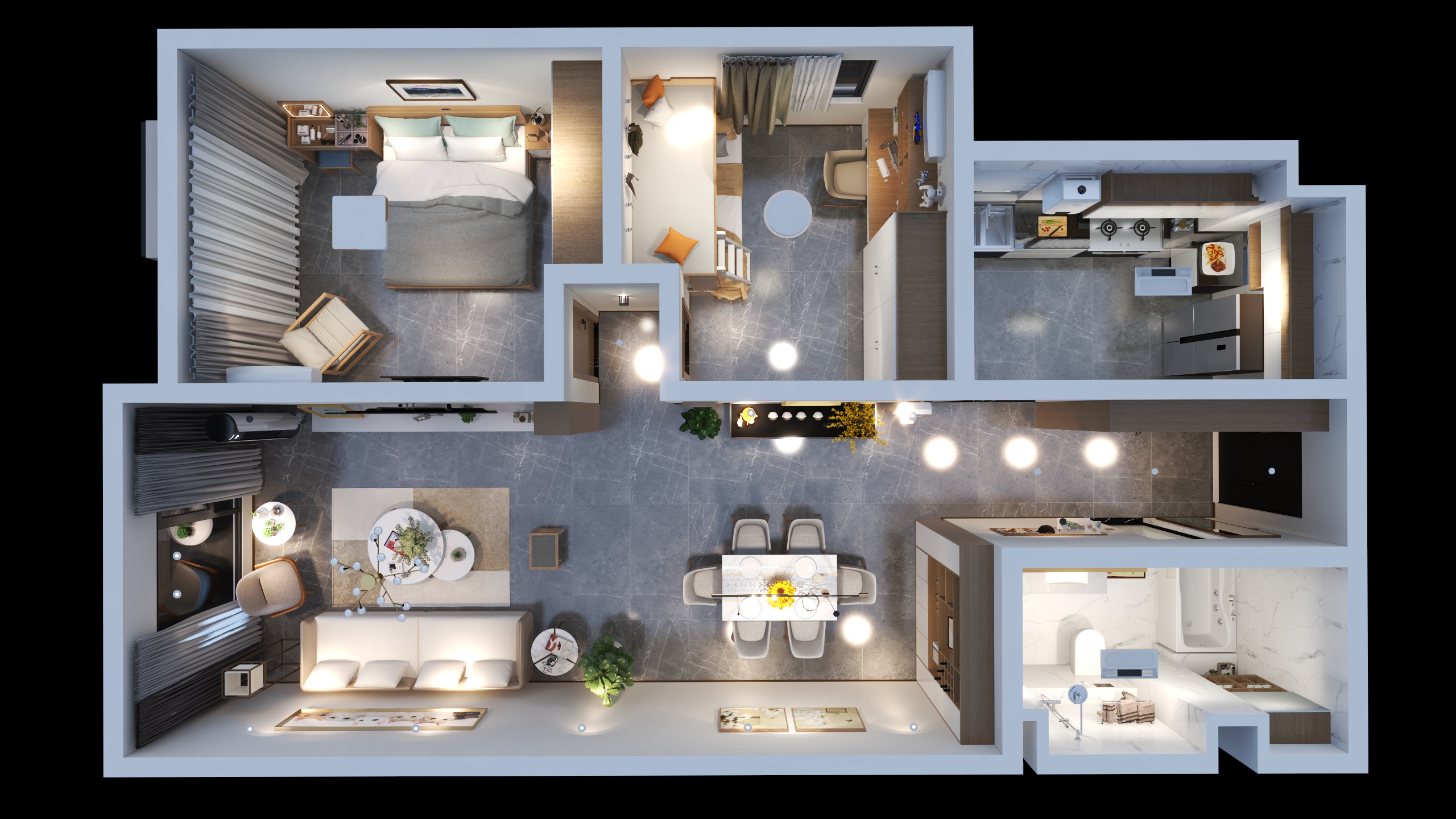 大山-1828-延安2.28.dwg-装修设计方案