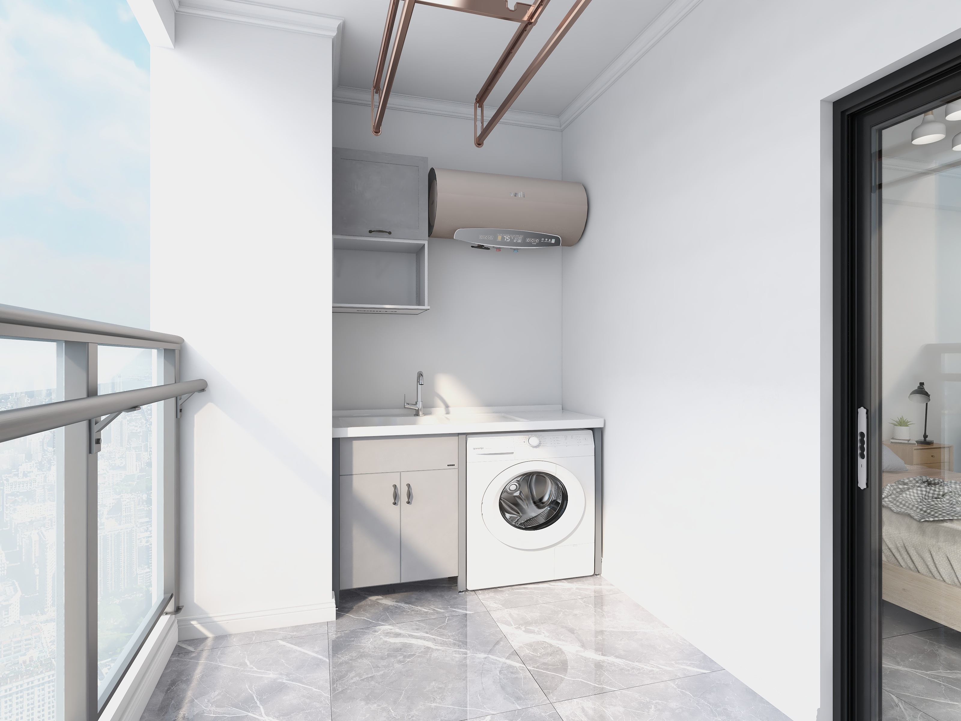 四川纳辉建筑工程有限公司-公寓效果图.dwg-装修设计方案