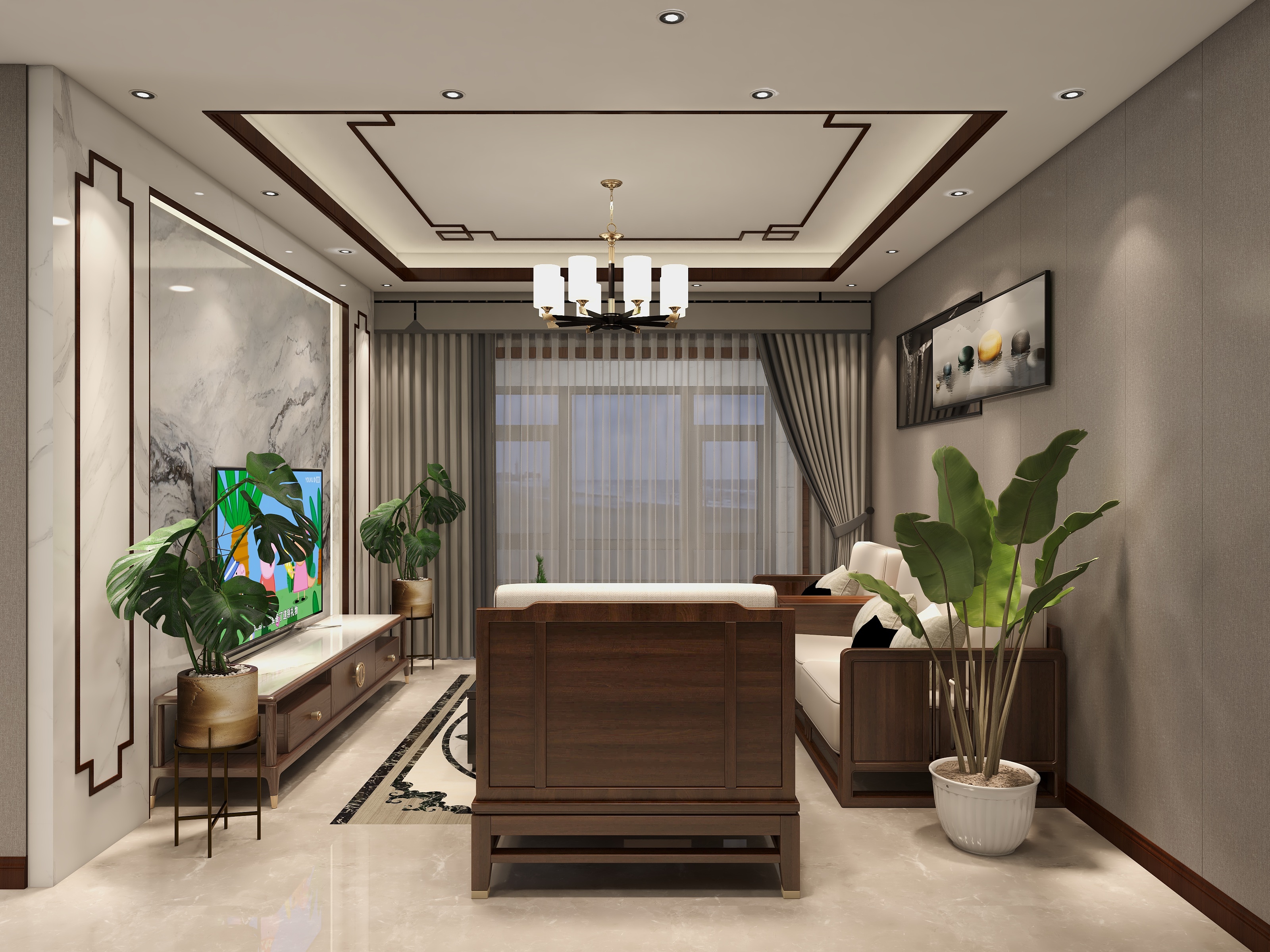 王俊杰-半岛国际装修效果图