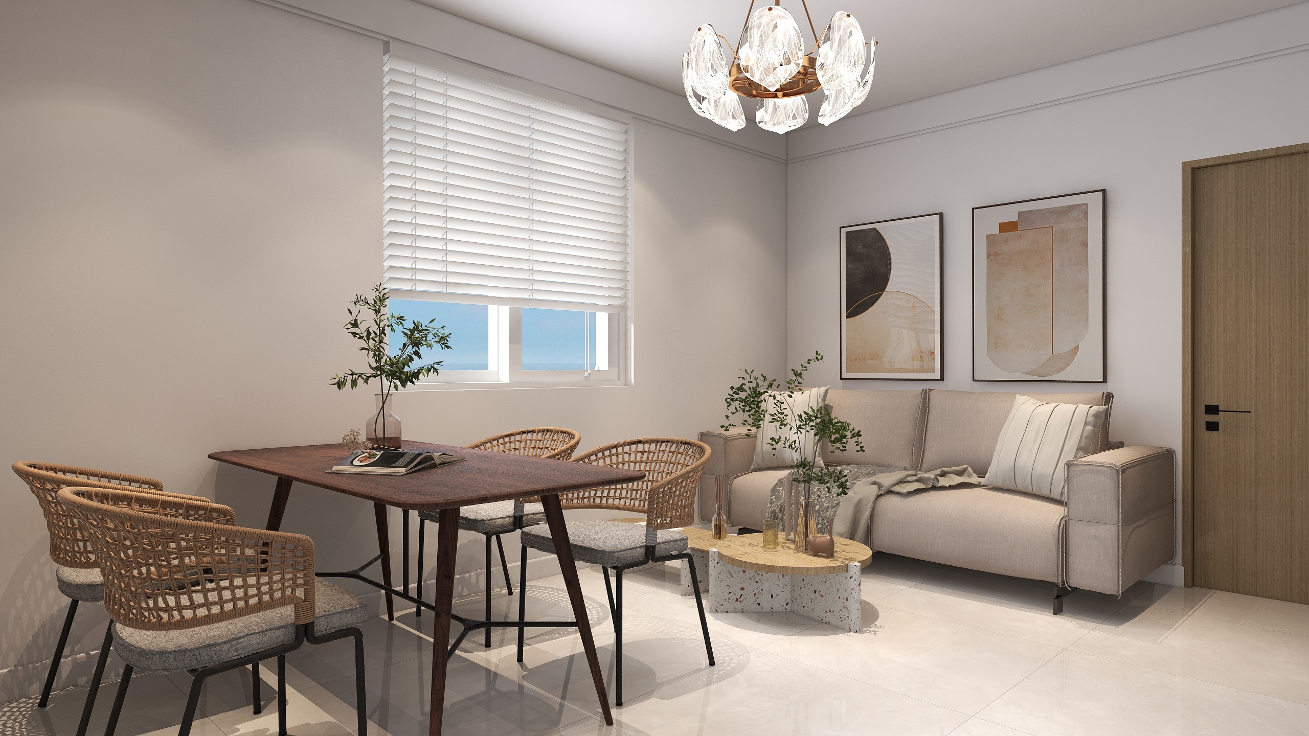 顾海涛.-东苑小区60平北欧风格装修效果图