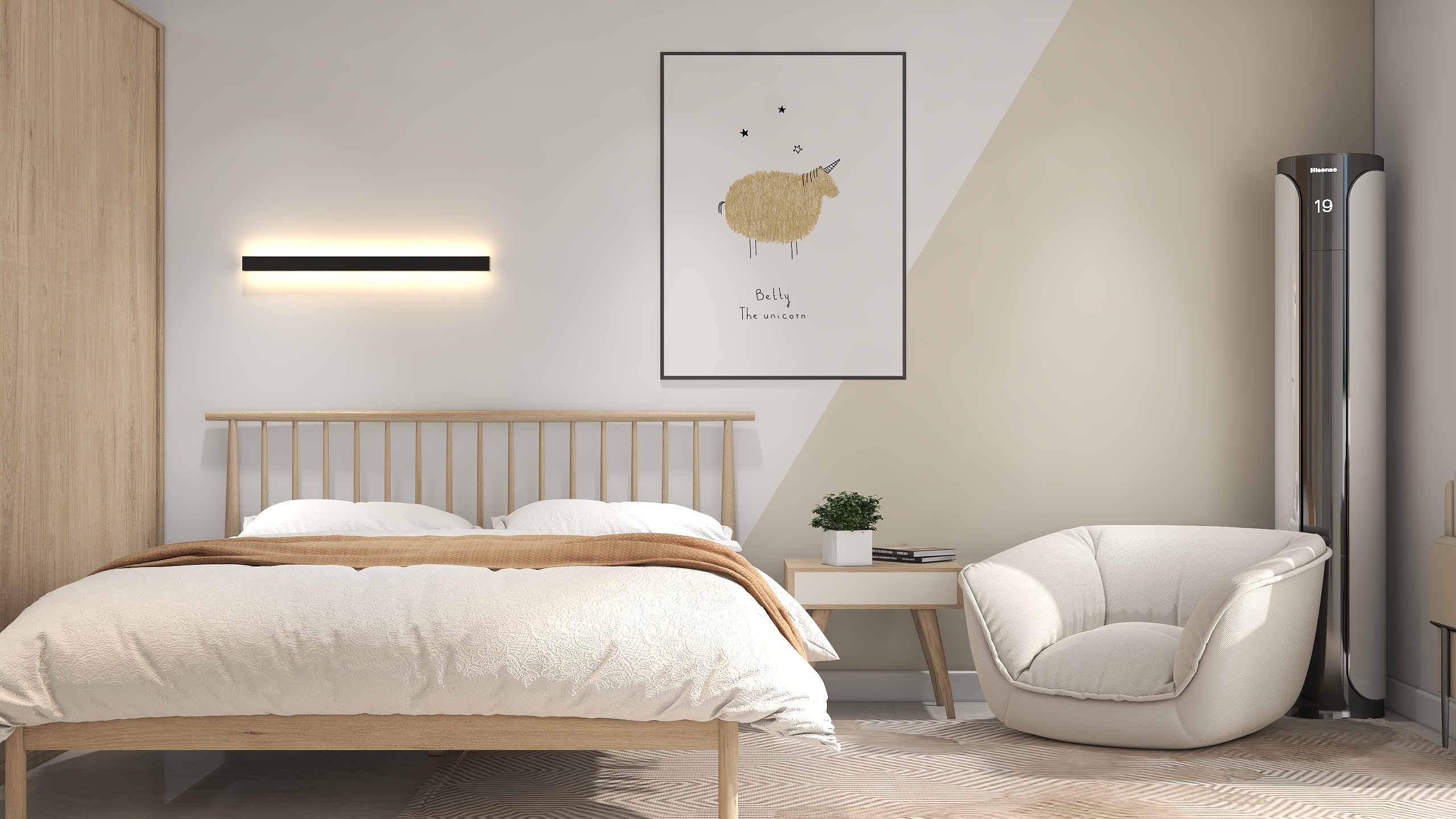 YM徐工设计-《静谧时光》现代极简60平公寓-装修设计方案