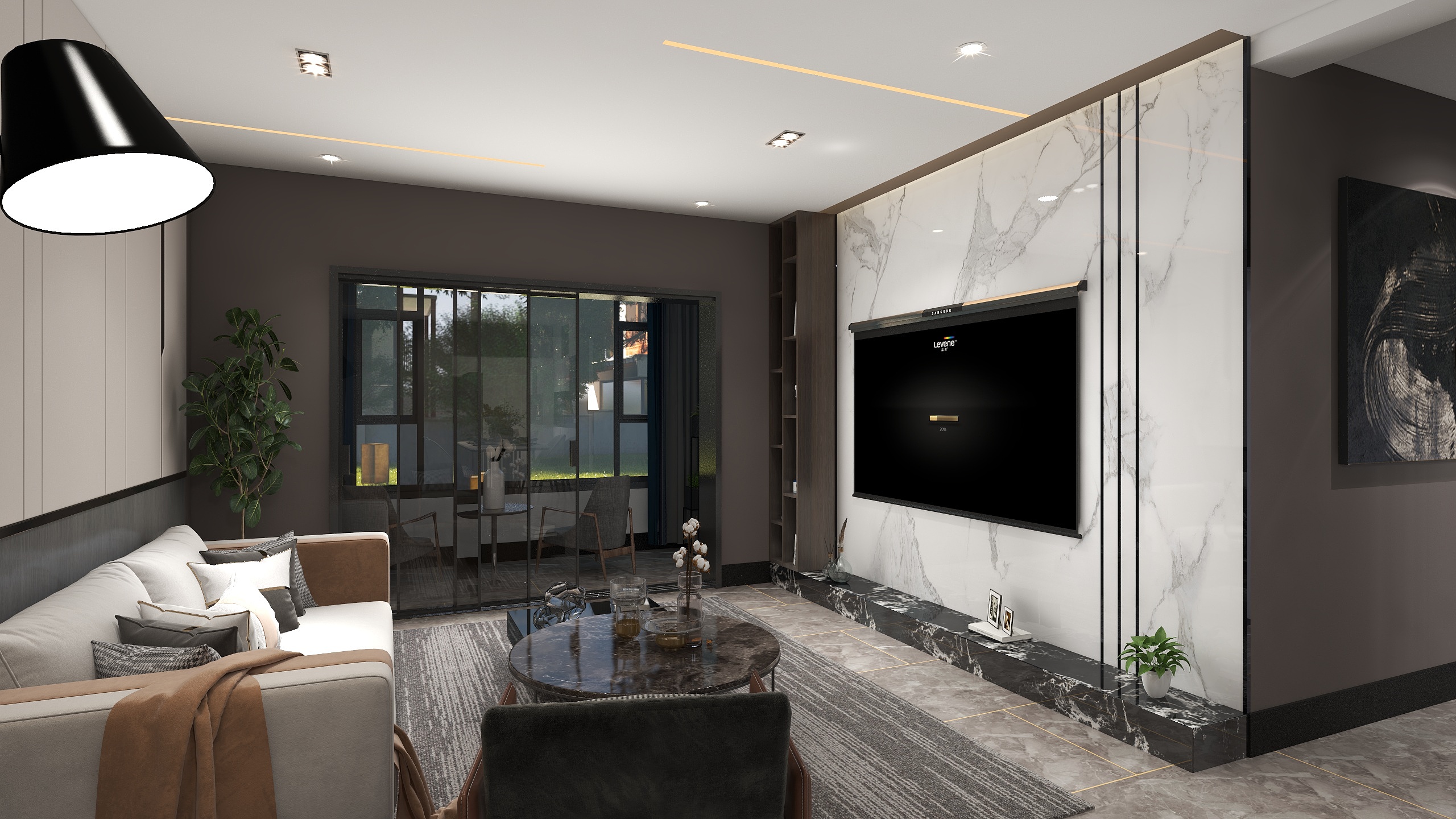 欧阳恒雪-林达阳光新城3室2厅2厨1卫-装修设计方案