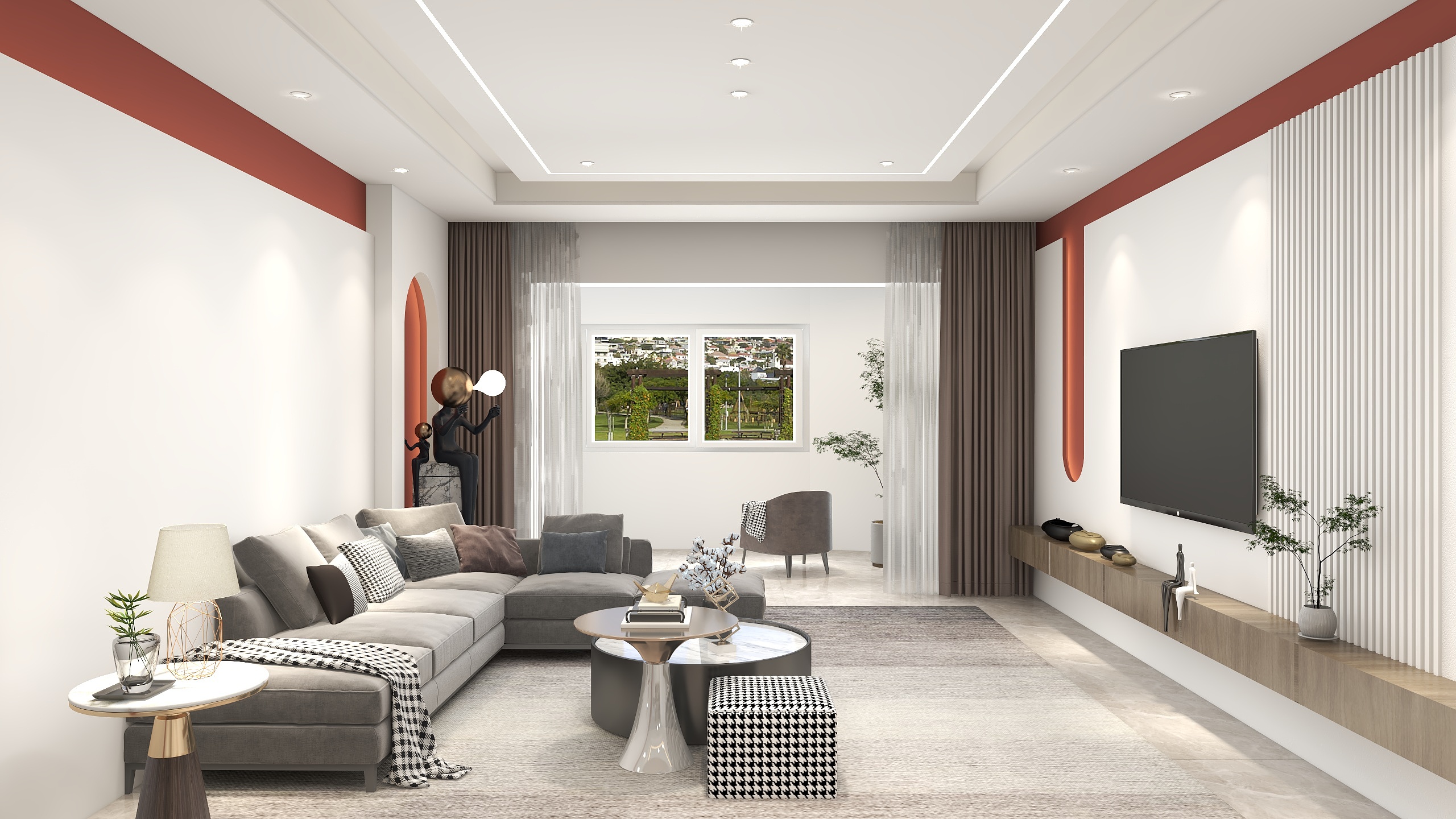 红明装饰设计部-【校园】认知阶段作业-装修设计方案