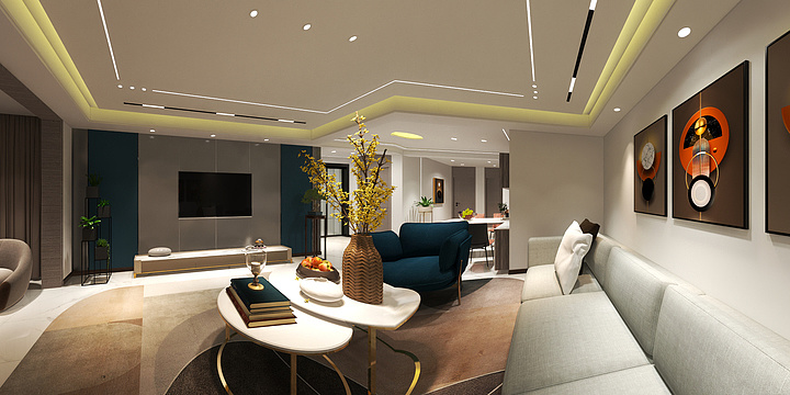 鹏庭装饰设计-文瀛东郡-装修设计方案