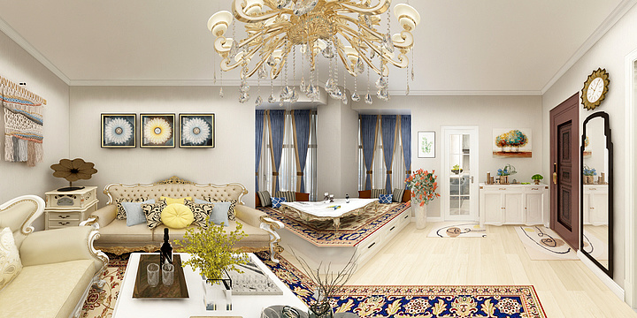 设计师迪娜-新华南路人才大厦.dwg-装修设计方案