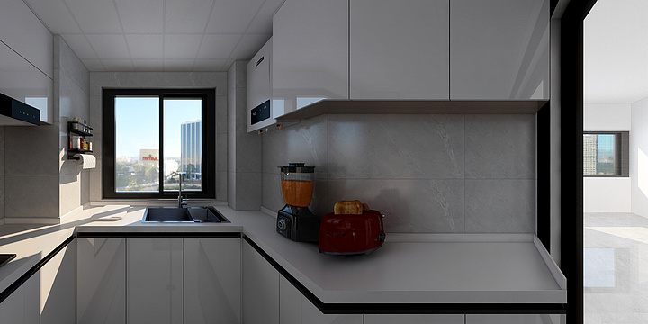 KALORANGE高端定制-高速时代城60-705-装修设计方案