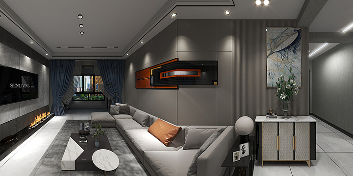 成都衡固整家定制庆阳店-文鼎苑--无主灯-副本-装修设计方案