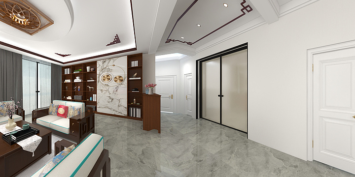 秦峰在线-北埔小康.dwg-副本-装修设计方案