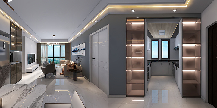 加菲猫装饰设计-洛溪嘉苑北区-装修设计方案