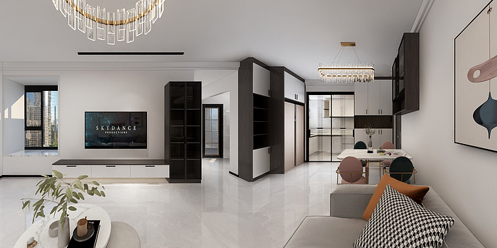 Smile彩-郑地新港华苑-装修设计方案