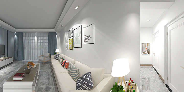 秋水wCPW-效果图.dwg-装修设计方案