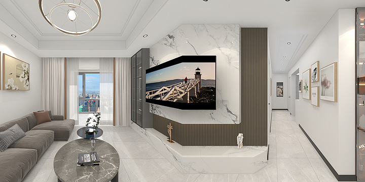 颍上全案设计刘-柏悦府高层中户-装修设计方案