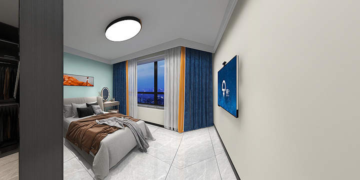 兀璞-博丰九玺台1-1-1301简约-装修设计方案