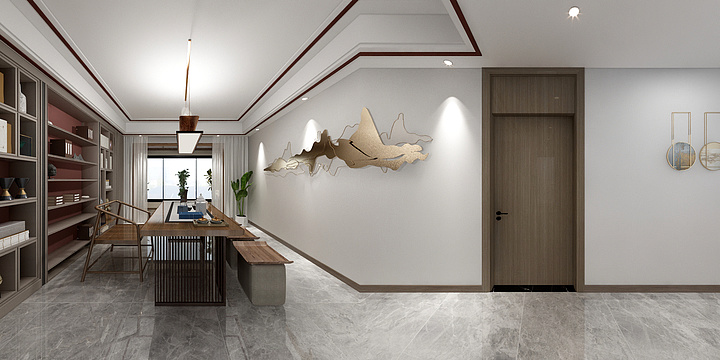 DesignGao-礼泉跃层雅居设计-装修设计方案