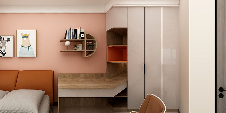 华腾设计I5I3I2O5O58-胡村小区02小三室-装修设计方案