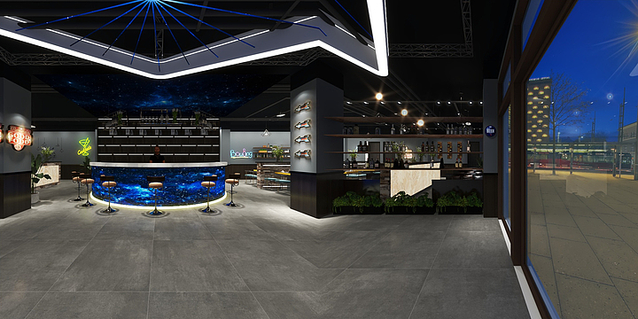 设计师杨璐-合阳烧烤-装修设计方案