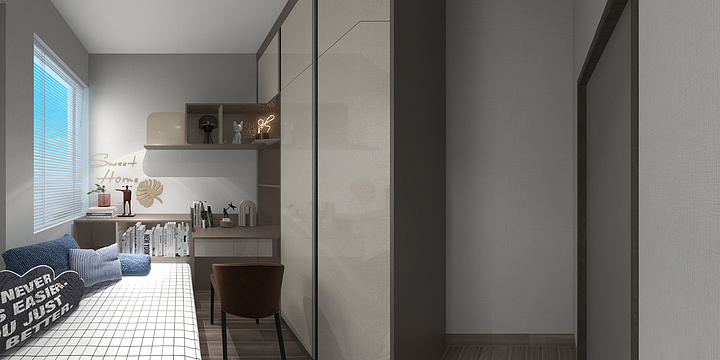 阿君AKO-常乐府88-90m²-装修设计方案