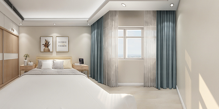 徐静rfGi-德信海德公园83.00㎡A2’3室2厅1卫1厨-装修设计方案