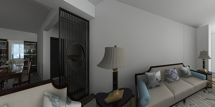 华夷装饰家居空间-香榭澜湾5-903.dwg-装修设计方案