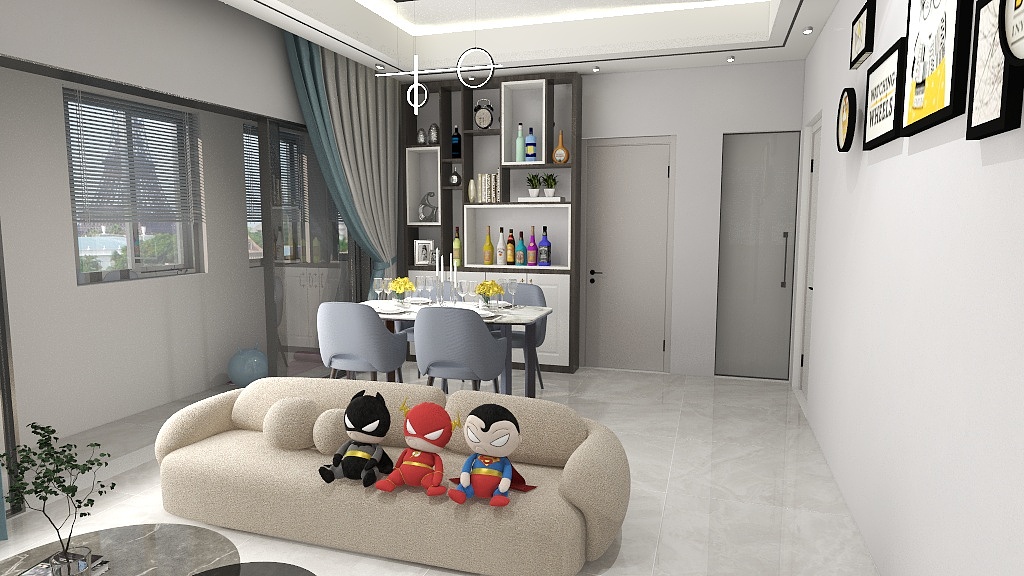 桃源装饰STxG-瑞和园89.50㎡B户型3室2厅1卫-装修设计方案