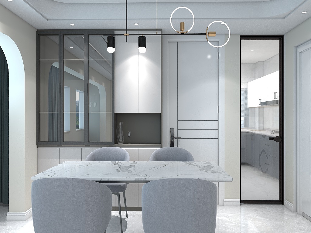 A未年-瑞和园89.50㎡B户型3室2厅1卫-装修设计方案