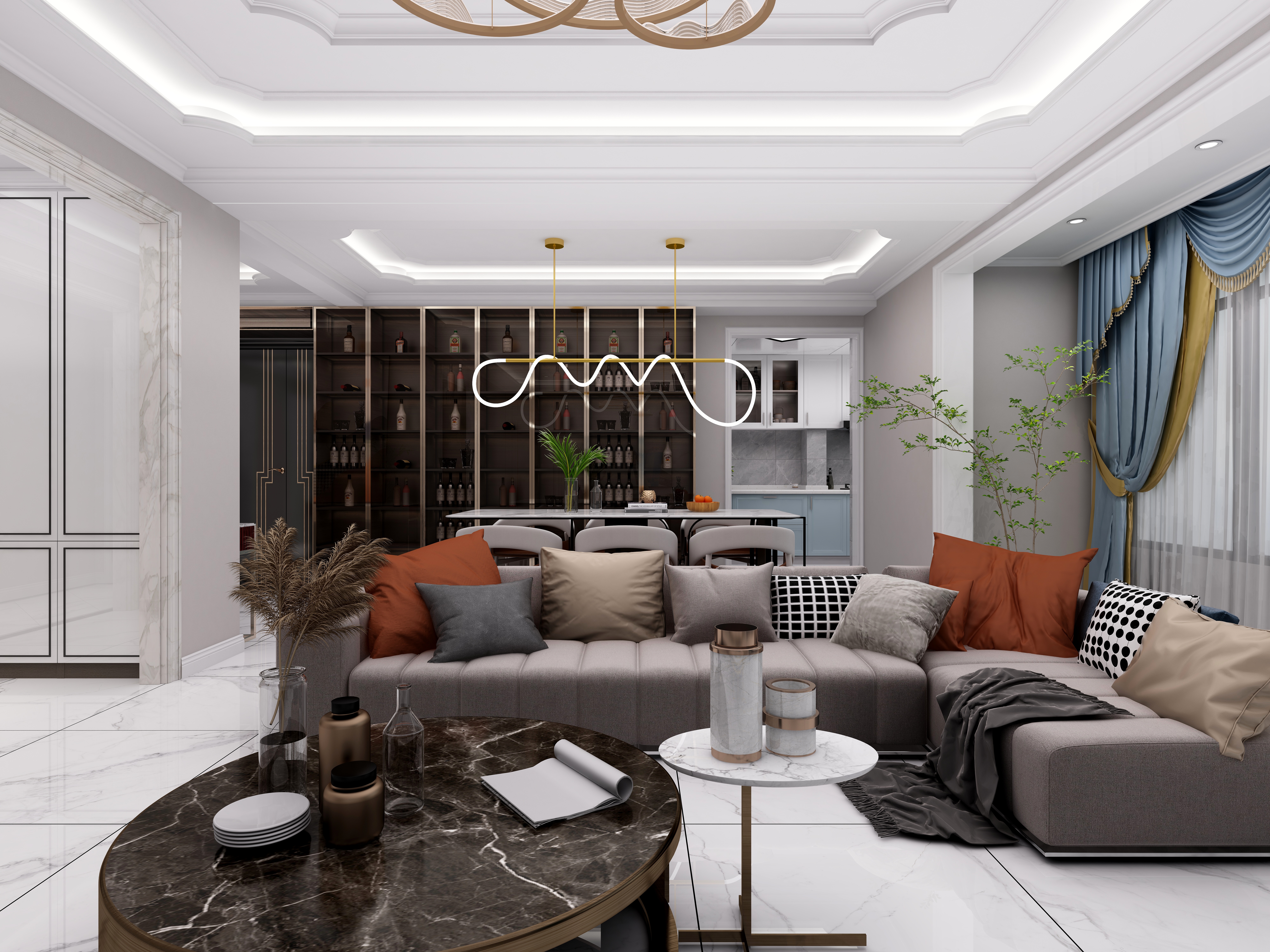 私人-订制-盈胜星光18-1-101.dwg-副本-装修设计方案