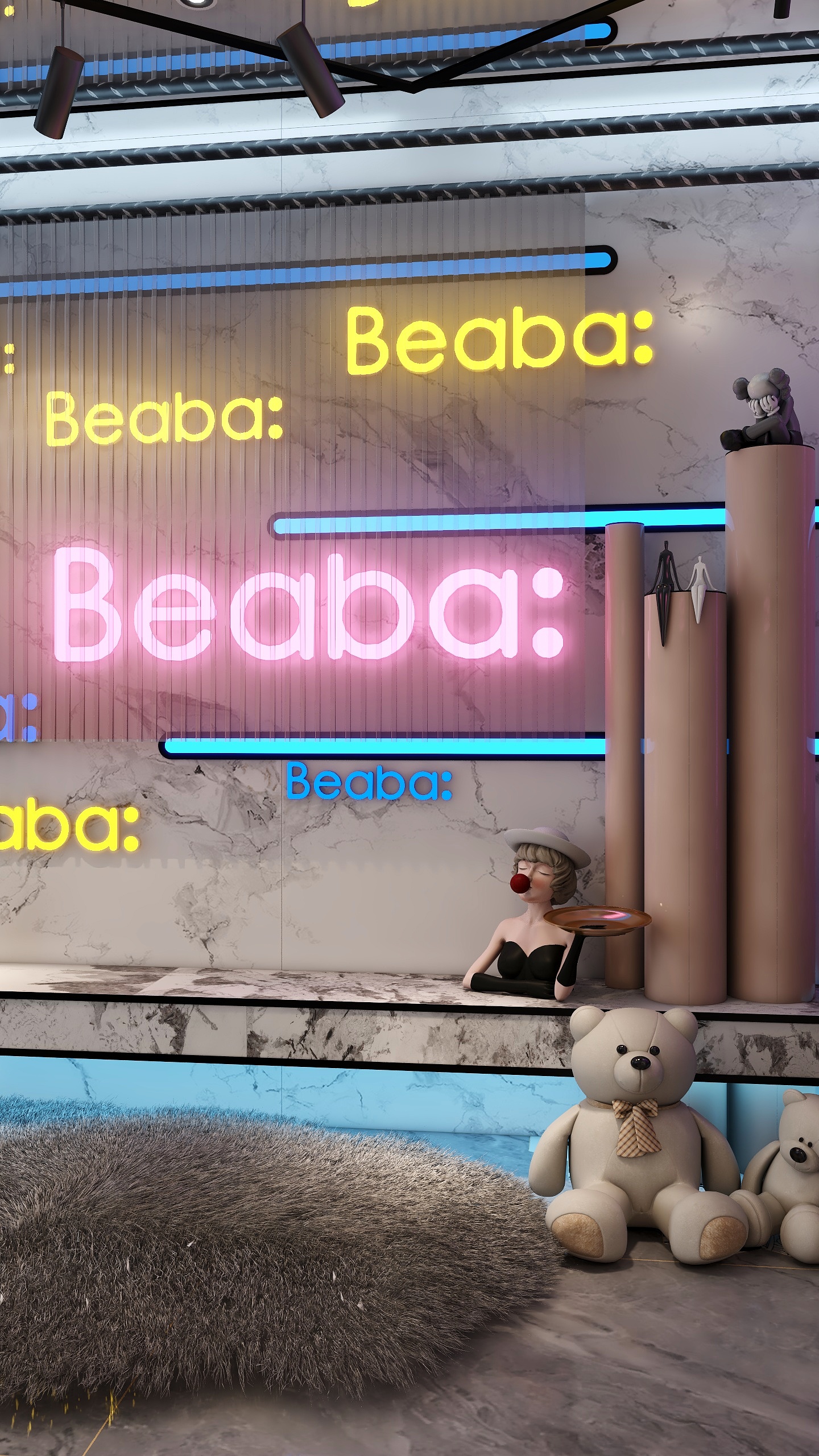 薛大路ALITA-王女士订制成都碧芭宝贝直播效果-装修设计方案