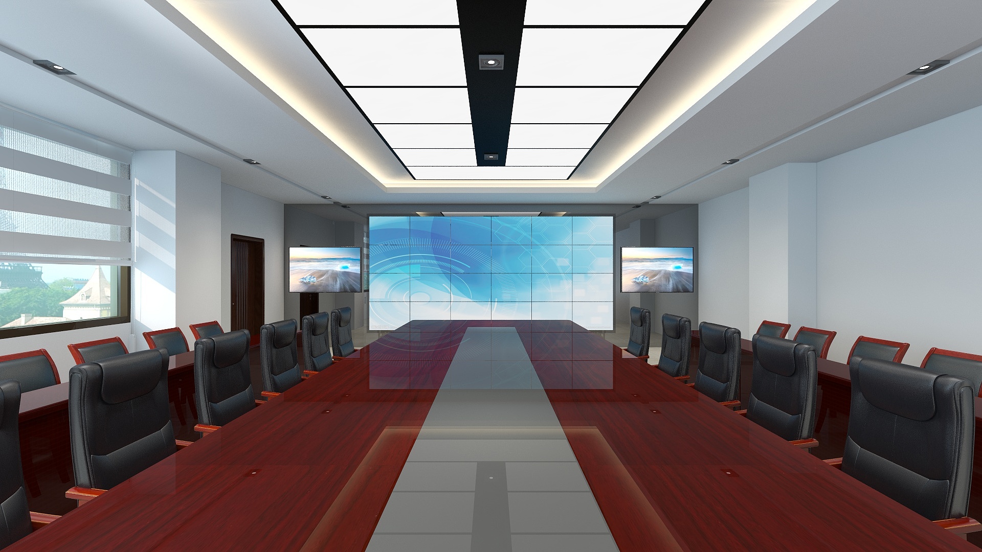 林志明-铁职院会议室-装修设计方案