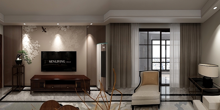 设计师岩夏-倚绿山庄49#602-装修设计方案