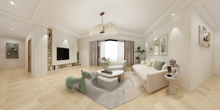 设计师夏佳苗-青年家苑黄美女-装修设计方案