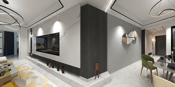 涵宇设计工作室-碧桂园正央公园6-2-1508李总-装修设计方案