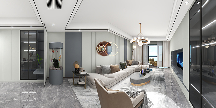 OLDDREIVE-金科绿都天宸-4-装修设计方案