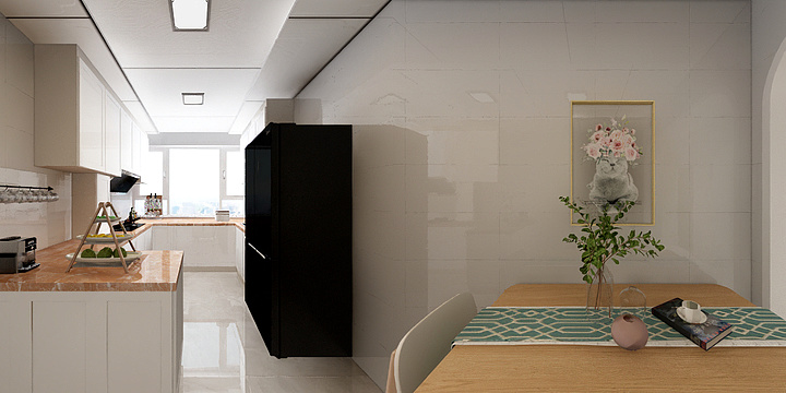 王捷-幸福花园303-4.dwg-装修设计方案