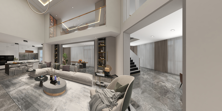 塞尚印象瓷砖-恒大中央王总-装修设计方案