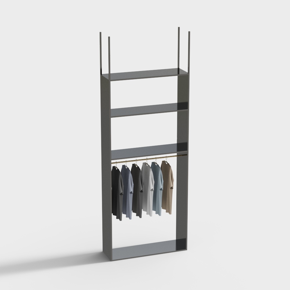 现代服装店-展架