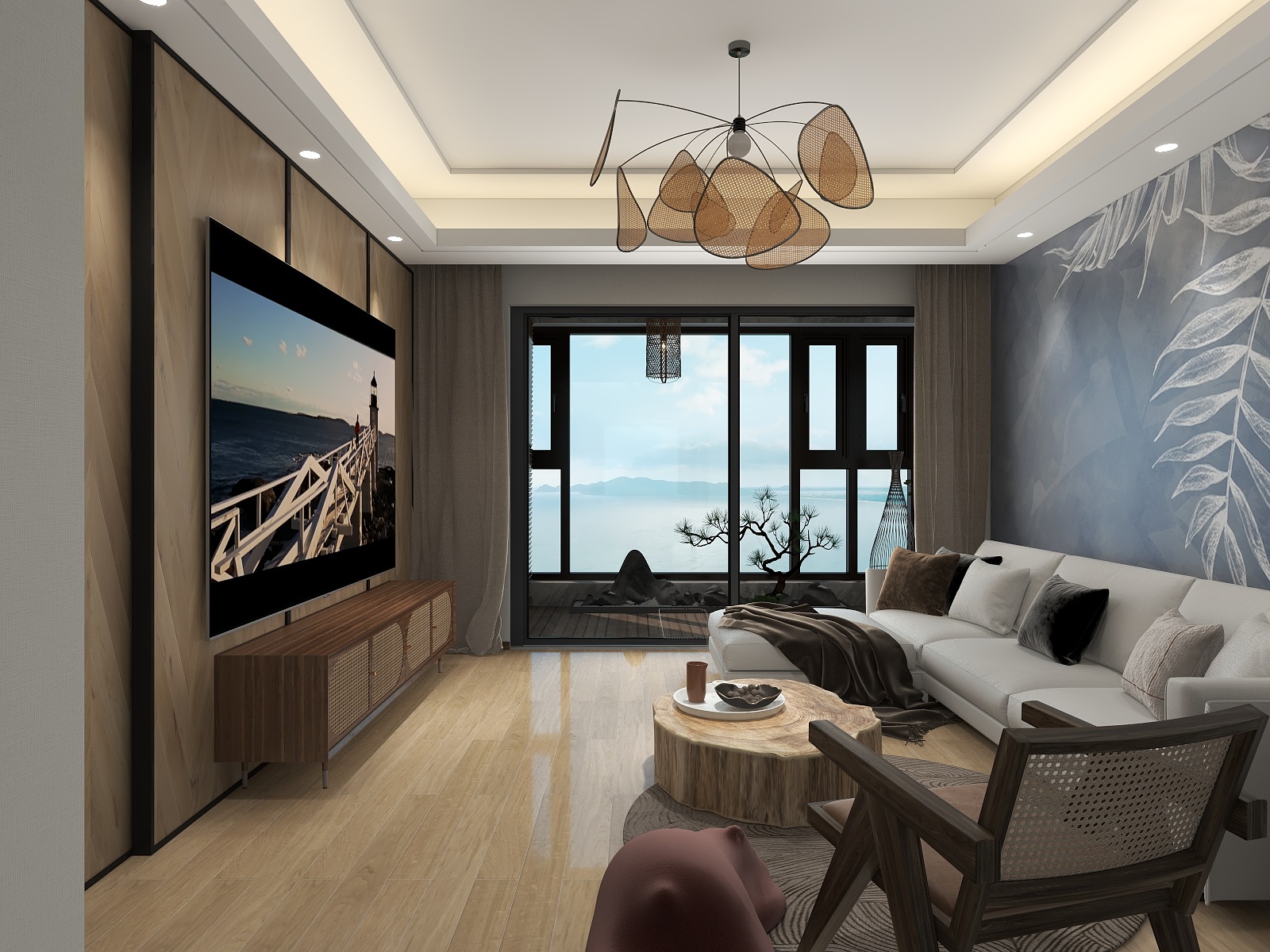 石头龛世-自在晓风143-装修设计方案