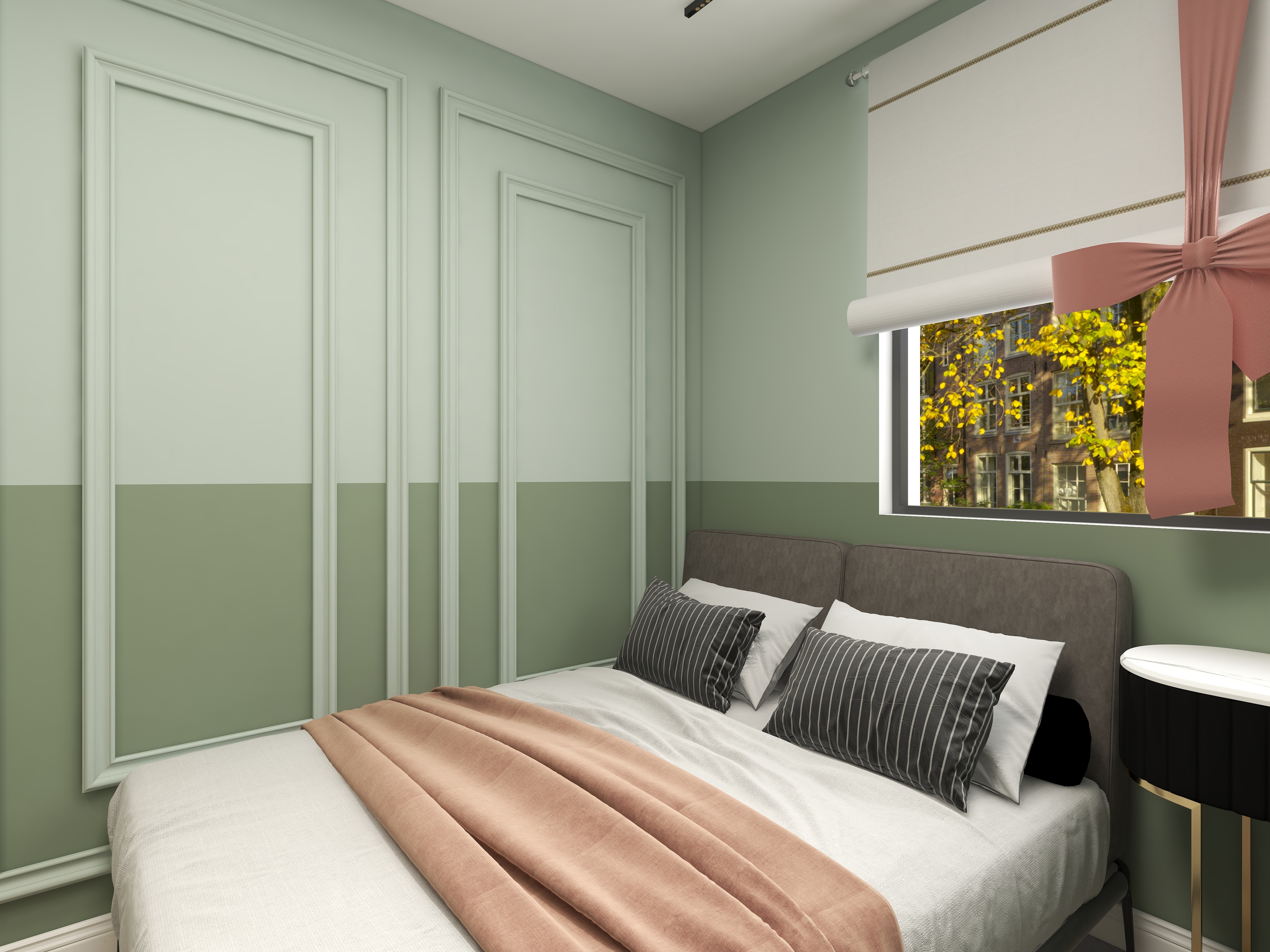 上海欧碧雅建筑装饰工程有限公司-墨绿北欧风，诠释慵懒复古范儿-装修设计方案