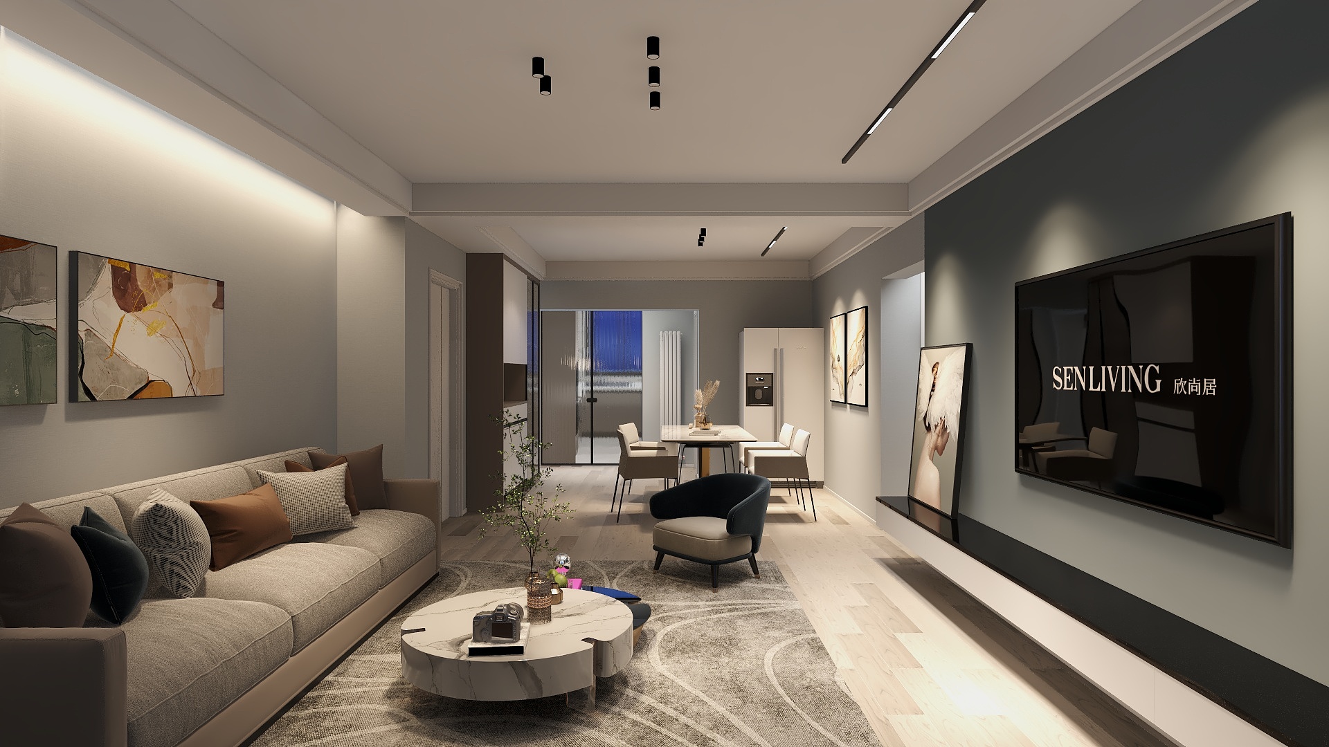 刘仕华-中原人家130户型家装方案-装修设计方案