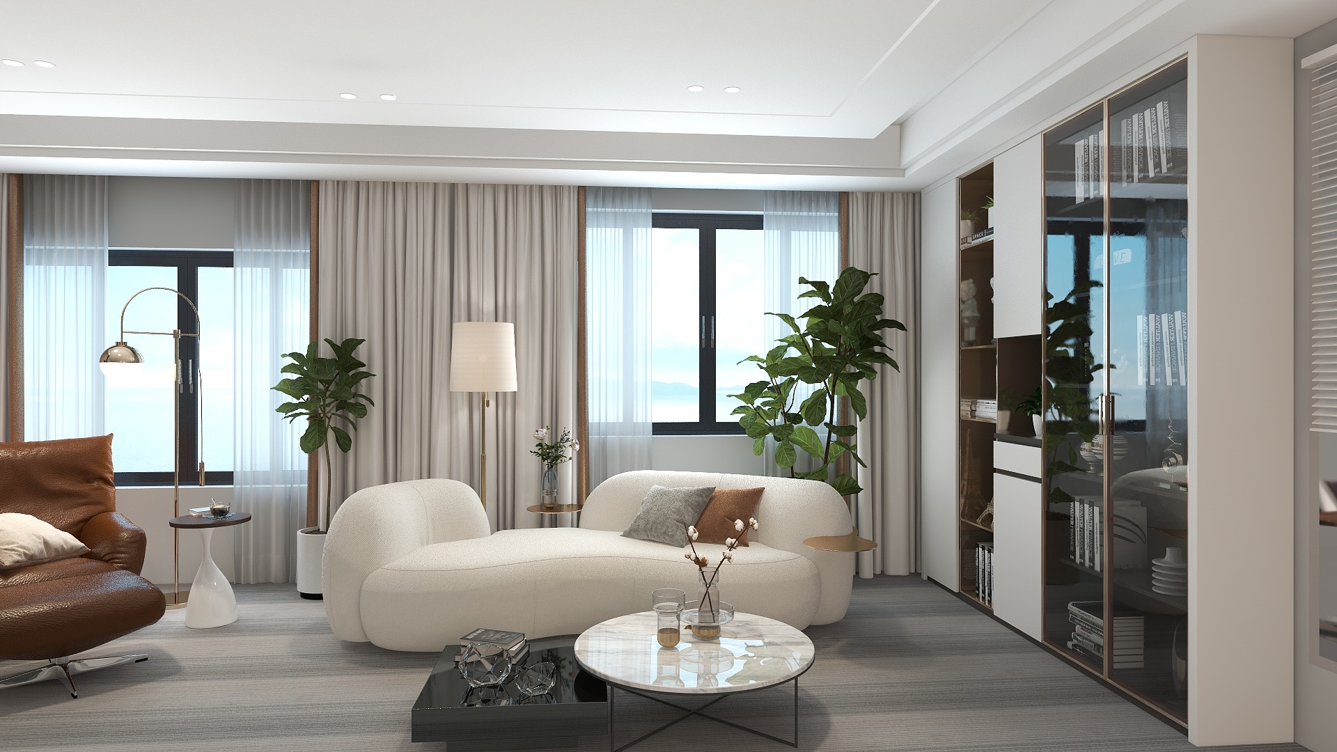 设计师朱文娇-总经理室（彭英）-装修设计方案