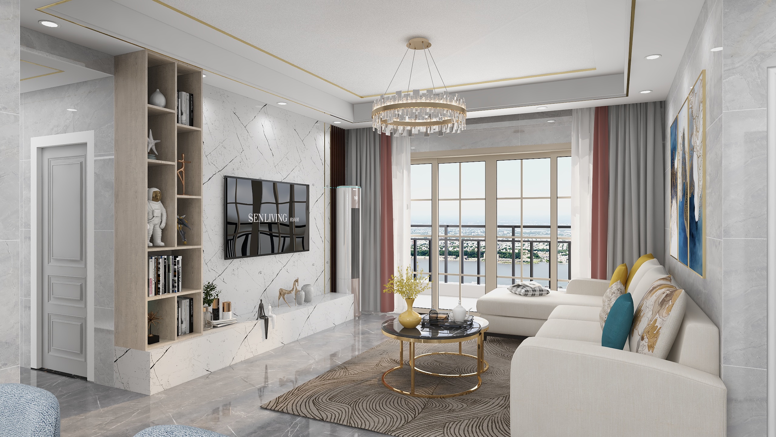 尚百年装饰设计-壹城峰荟-装修设计方案