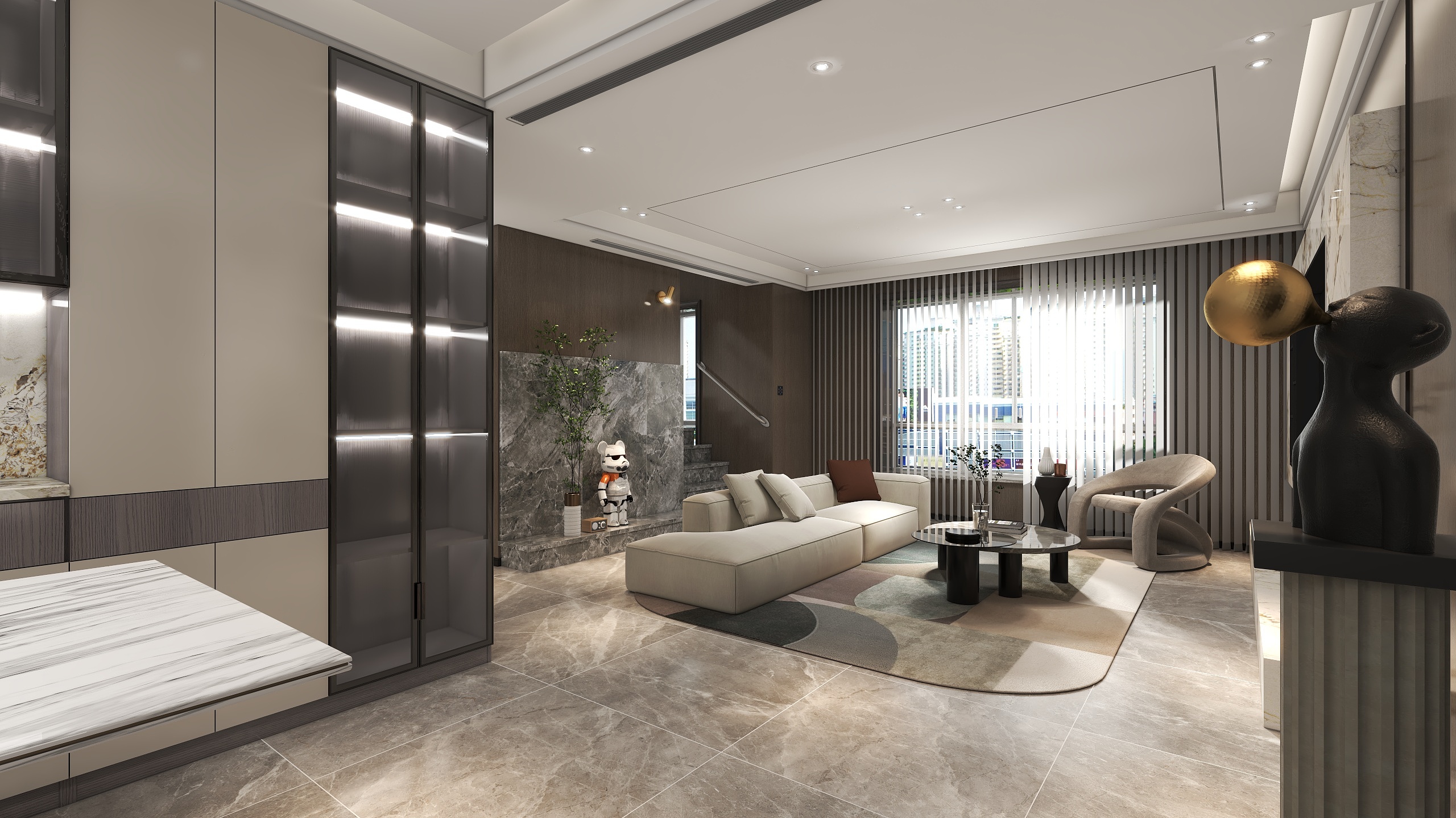 丨無丨-徐总国仕山.dwg-装修设计方案