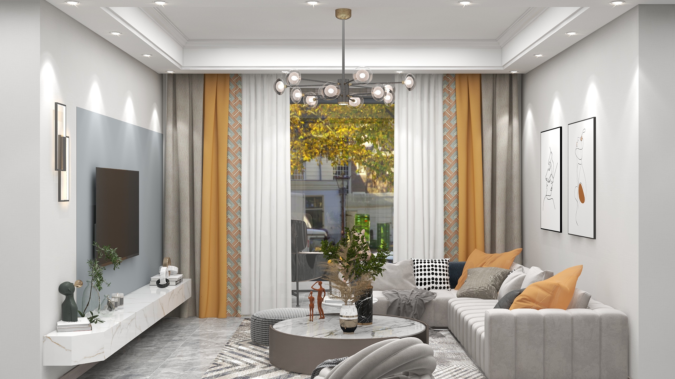 设计师一February-水岸西边户-装修设计方案