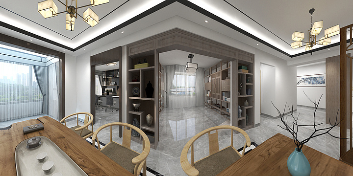 LE1-合生御山花园.dwg-装修设计方案