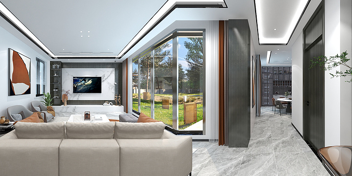 榉木-现代-十里春风-装修设计方案