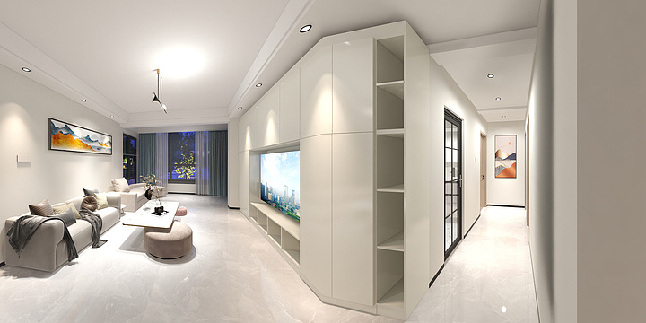 義龍设计-御龙湾F6-2504房-装修设计方案