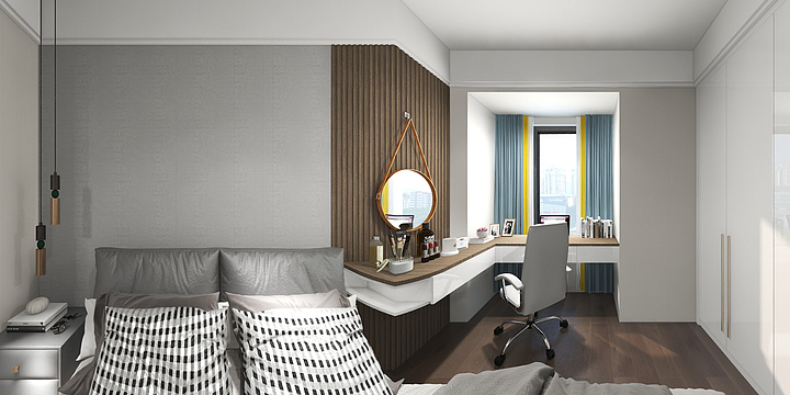 福田香江水性科天全屋定制-翔栩·水岸城-副本-副本-装修设计方案