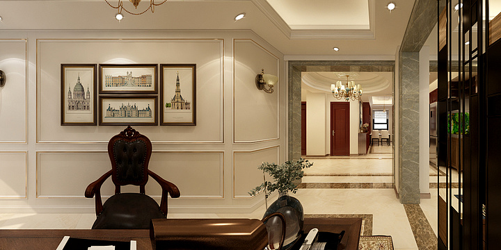 效果图LP-北欧假日-美式-装修设计方案