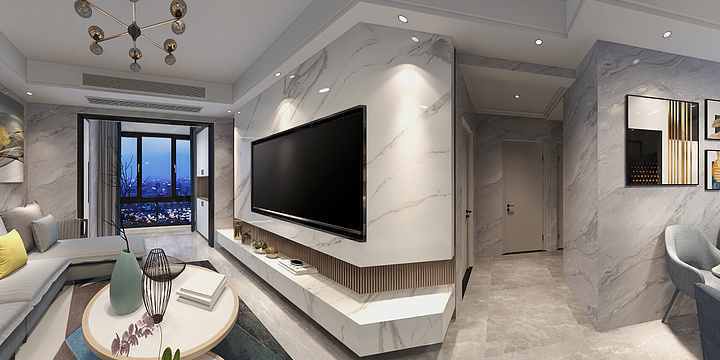 王乱乱室内设计-健康石材 刘总.dwg-装修设计方案