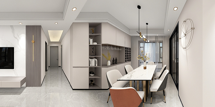 设计师.王康-漓江一号龙瑞阁2#1+1003-最终-双眼皮吊顶-装修设计方案